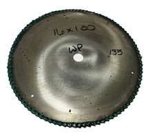 16" 100 tooth 1-1/4&rdquo; bore .135 Kerf Industrial Saw Blade Sharpened