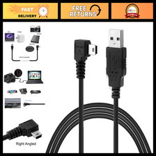 Mini USB 2.0 Cable 90 Degree Right Angle Male to Male 3M - Data Transfer Charg
