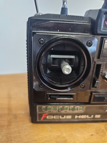 HITEC Focus 5 TRANSMITTER RECEIVER CONTROLLER 1/14 VINTAGE Handset RC BOAT Heli - Picture 7 of 20