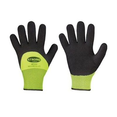 Stronghand Kälteschutzhandschuhe Mallory/Black Gr.9 schwarz/gelb EN 388,EN 511