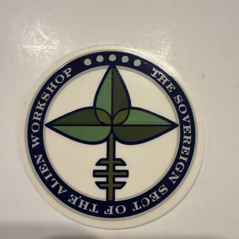 Vintage 1990s Alien Workshop skateboard sticker Rare