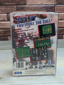 NFL '97 (Sega Saturn 1996 Sega Sports 81111) Complete CIB Case Manual Disk