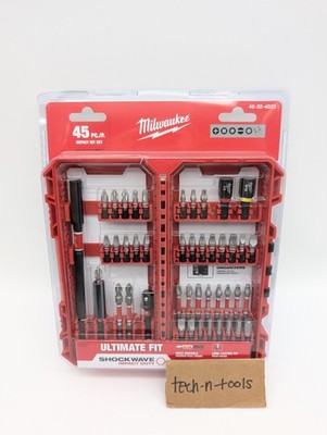 Milwaukee Impact Duty Steel Driver Bit Set of 45 Pieces 48-32-4023