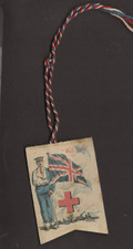 Bookmark - Military WW1 Red Cross "Well Done" charity - 6 x 4.5 cm