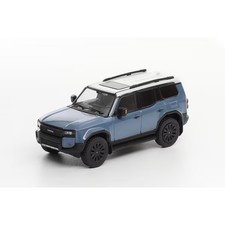 KS075-424 1/64 Toyota Land Cruiser Prado 250 LHD Heritage Blue/Light Gray Roof