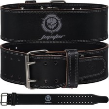 Weight lifting Belt 6mm Thick - Genuine leather, offering back support. Dou...