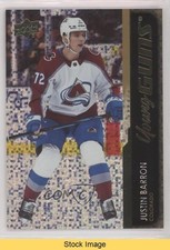 2021-22 Extended Series Young Guns Speckled Rainbow Foil Justin Barron READ m0p