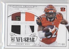 2014 National Treasures Rookie NFL Gear Materials Quad 77/99 Jeremy Hill 0m0