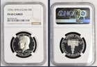 1776 - 1976 S Clad 50c Kennedy Bicentennial Half Dollar  NGC PF69 Cameo