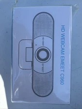 EMEET C960 HD USB Webcam 1080P 30FPS Web Camera W/Microphone Black