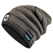 Bluetooth Beanie with Light, Hat Wireless Headphone for Outdoor Sports Xmas