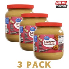 Great Value Creamy Peanut Butter,Spread, 64 oz Jar 3 Pack FREE  FAST SHIPPING