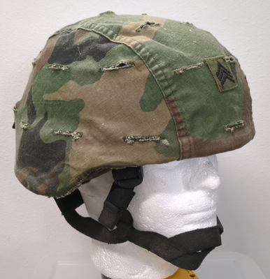 US Military MSA MICH ACH Combat Helmet Set Large Chinstrap Pads