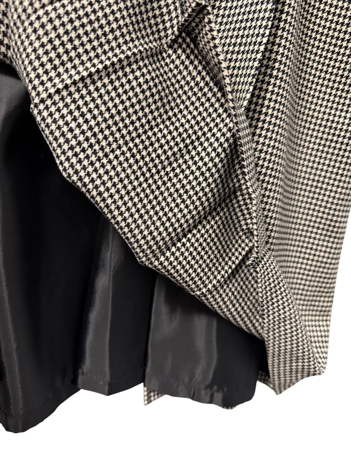 Falda plisada pata de gallo Jones New York Signature mezcla lana talla 12 Foto 2 de 4