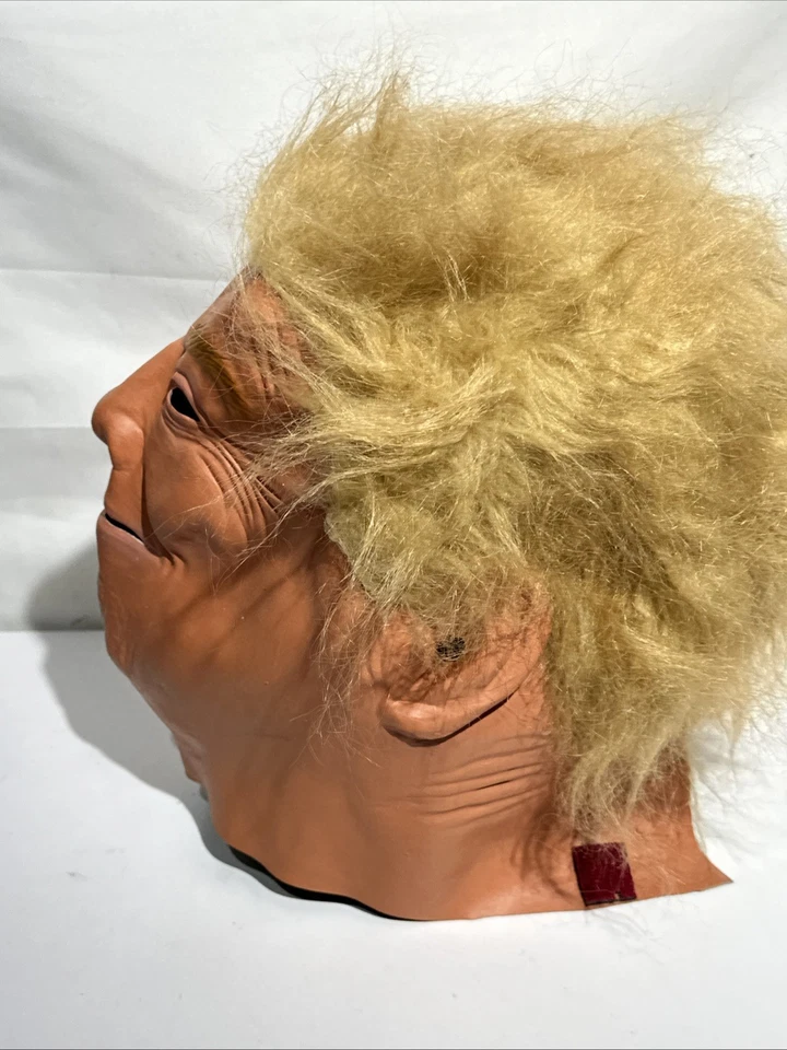 Adult One Size President Donald Trump President Halloween Mask EUC Latex - Image 4 of 4