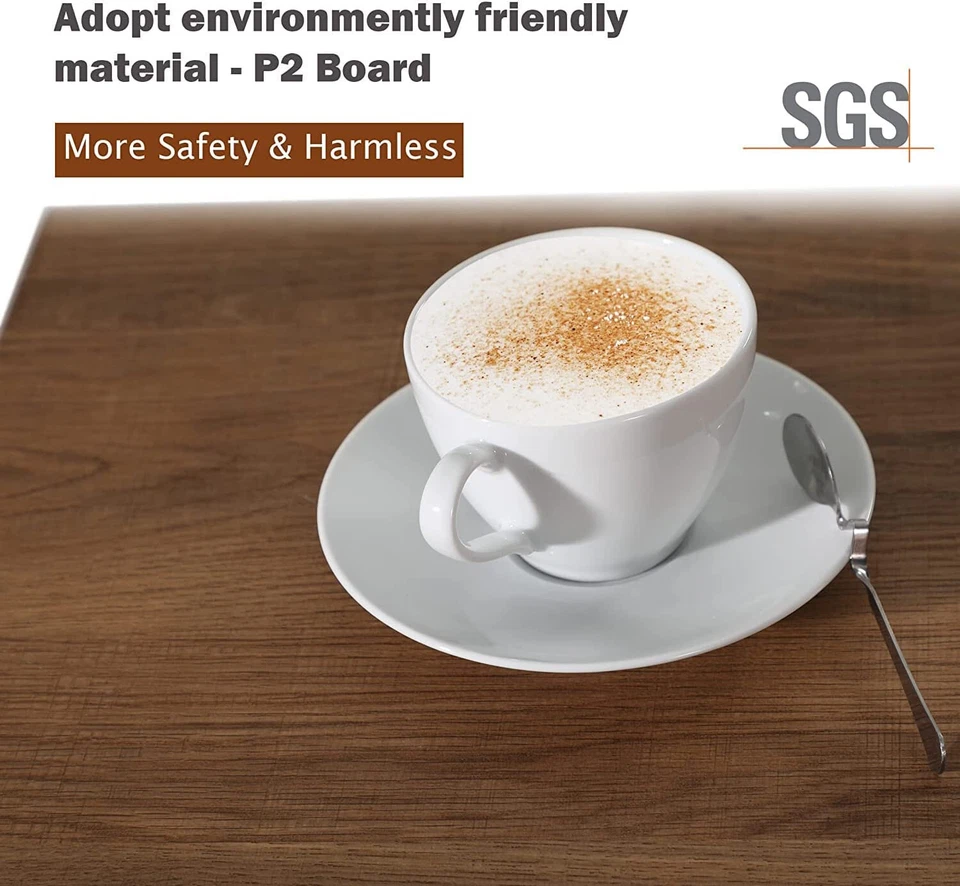 2Pack End Table Sofa Side End Storage Shelf Living Room Bedroom Furniture Table - Image 2 of 4