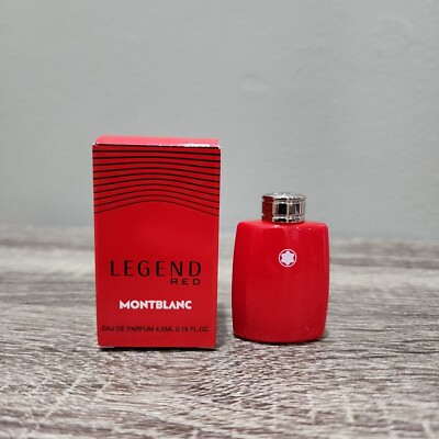 MONTBLANC LEGEND RED EAU DE PARFUM 0.15 FL OZ / 4.5 ML MINI BOTTLE SPLASH NEW