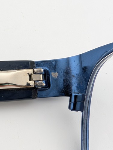 Bulova Eyeglasses, Frames Only, Clearwater, 52-16-140, Metal, Sapphire, Full Rim - Picture 18 of 18