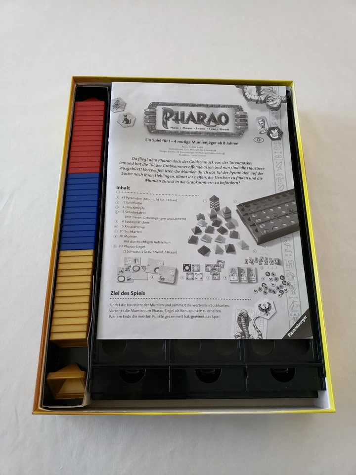 Ravensburger Pharao Pharaoh German Board Game  Rare NOT COMPLETE - Image 4 of 4
