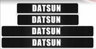 Datsun Stickers Carbon Fiber Look