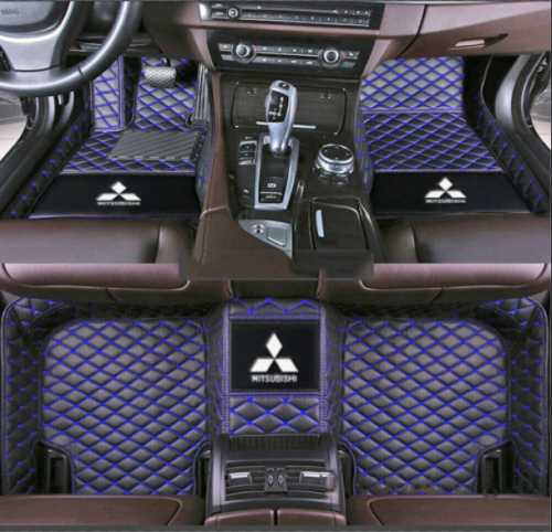 Car Floor Mats For Mitsubishi Outlander Front&Rear Cargo Liner Custom Waterproof - Picture 28 of 34