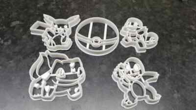Pokemon Ausstecher / Fondant / Eis / Spielteig