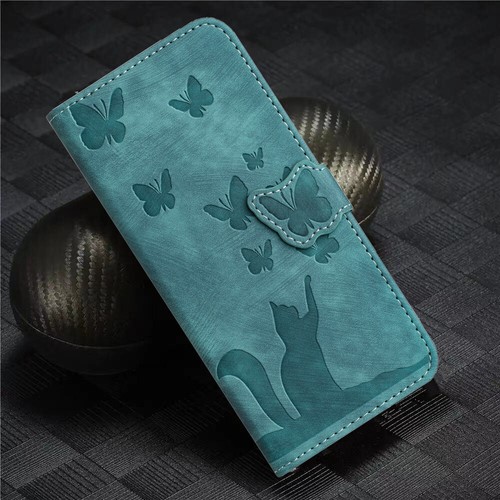Flip Stand Printing Cat Butterfly Phone Case For iPhone 11 12 13 14 Pro Max XS 8 - Picture 8 of 11