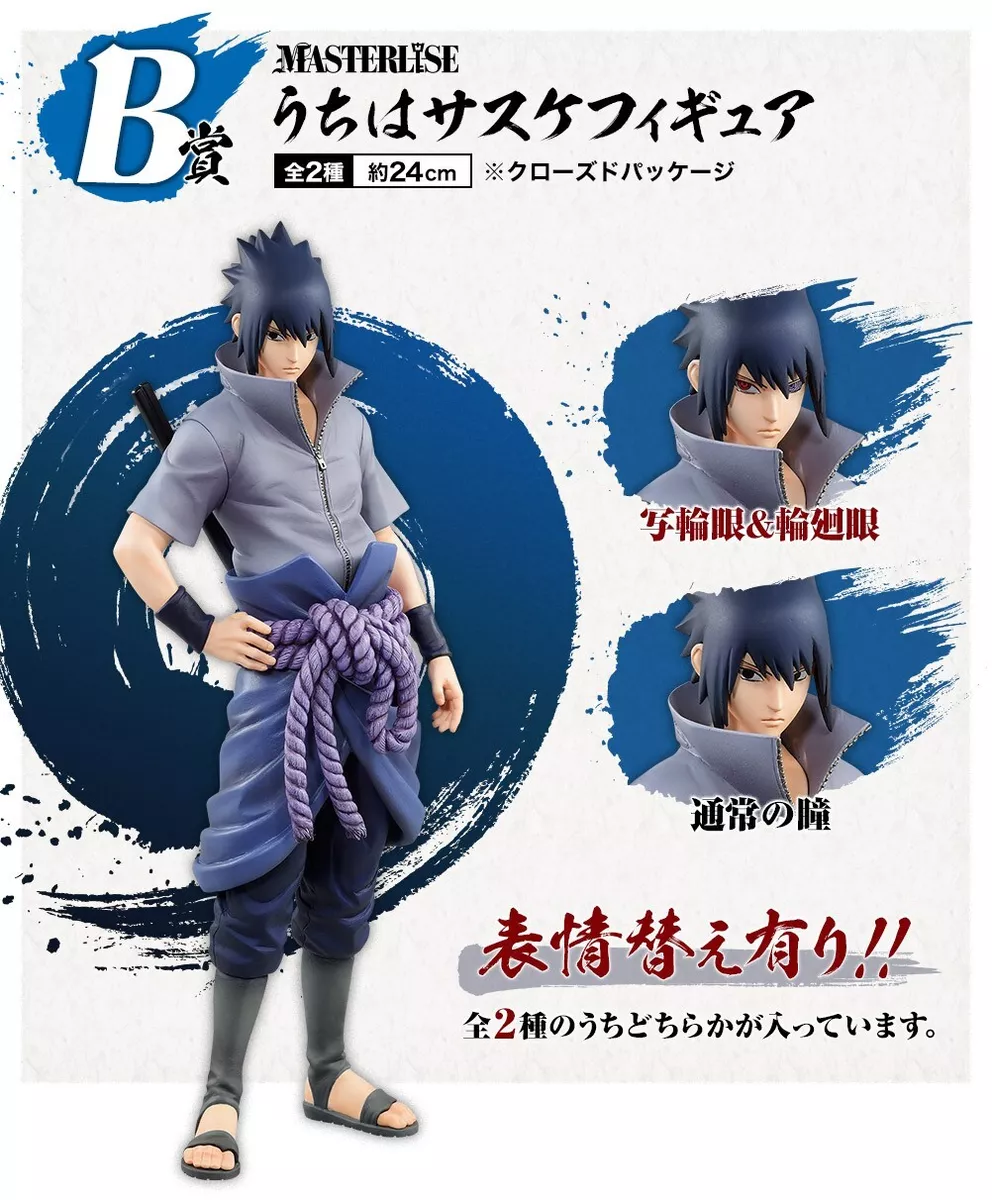 NARUTO figure Sasuke Uchiha MASTERLISE Ichiban kuji The Will of