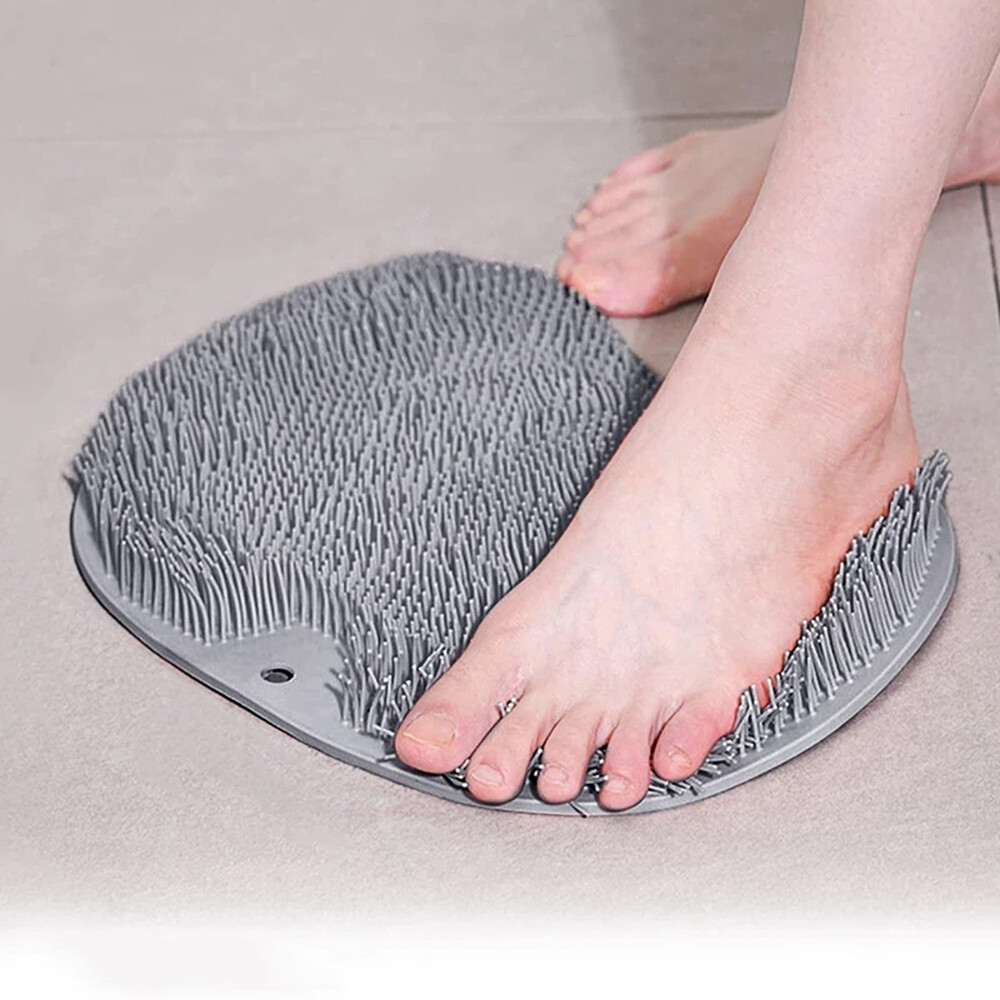 1/2 Foot Back Body Scrubber Massager Pad Shower Bath Clean Mat