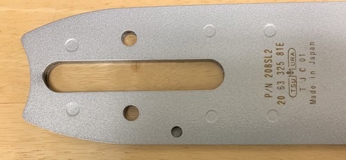 20" TsuMura Guide Bar .325-063-81DL fits Stihl MS291 WITH FREE TITANIUM CHAIN! - Picture 4 of 5