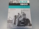 Rare Oliver 1900 4WD Farm Tractor Sales Sheet 1963 Library Copy