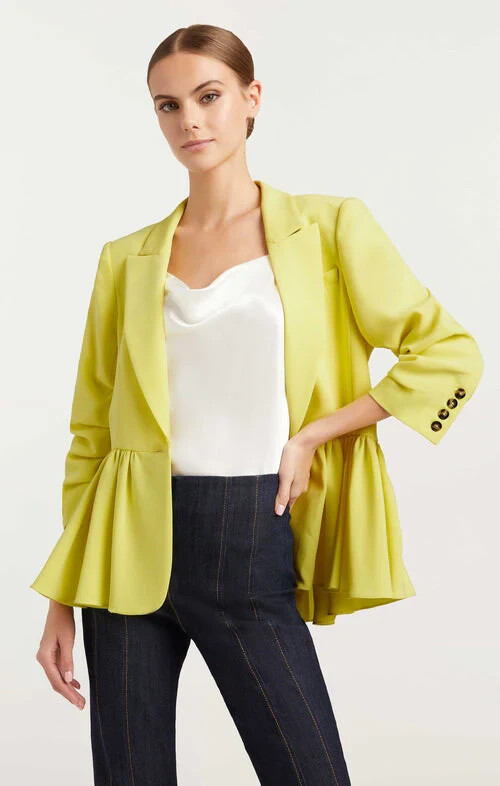 NEW Cinq a Sept Women's Kourtney Blazer in Yuzu Sz 2 #SJ909