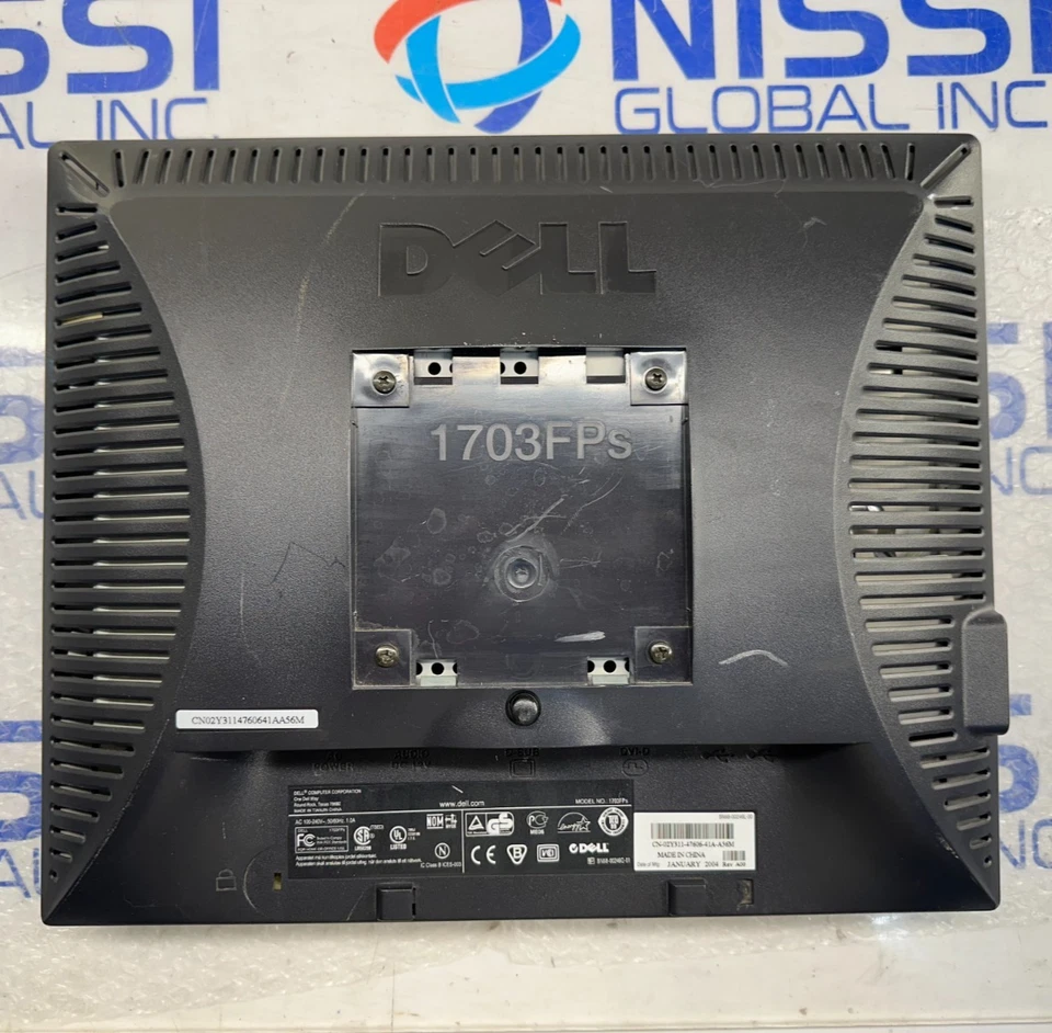 17" Dell 1703FPs DVI LCD Ultra Sharp Monitor w/USB Hub (No Stand) - Image 2 of 3