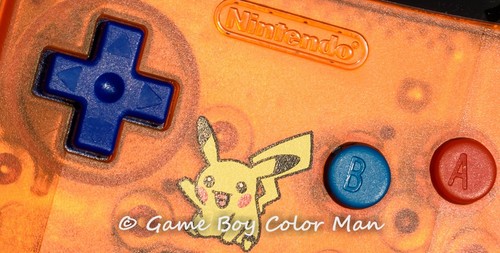 Nintendo Game Boy Color Orange Pikachu Limited Edition MINT ~ CONSOLE ONLY - Picture 6 of 10