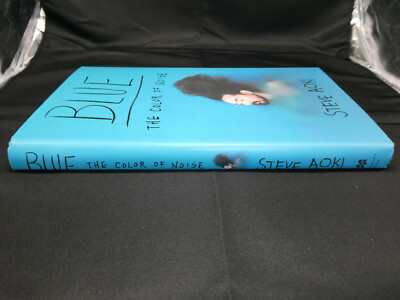 Steve Aoki Hand Signed 1st Edition HB Book Blue The Color Of Noise