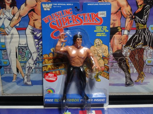 NEW MOC WWF Ricky The Dragon Steamboat LJN 1985 Wr...