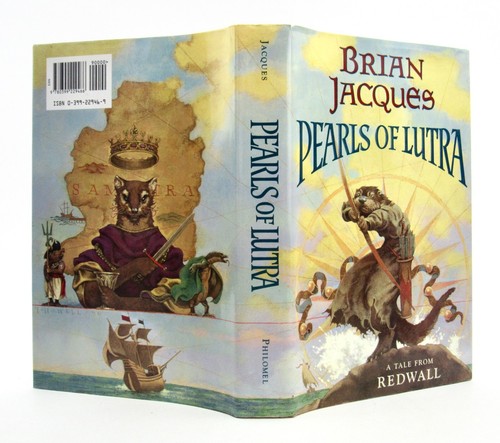 PEARLS OF LUTRA Brian Jacques 1996 Philomel 1st Printing HBDJ VGC L1 - Picture 2 of 6