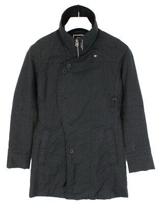 G-STAR Minor Trenchcoat Jacke Damen S Hoher Kragen Verstellbar Gefüttert