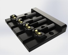 Hipshot KickAss Bass Bridge Black, Retrofits 5 Hole BadAssII  5K400B - NEW