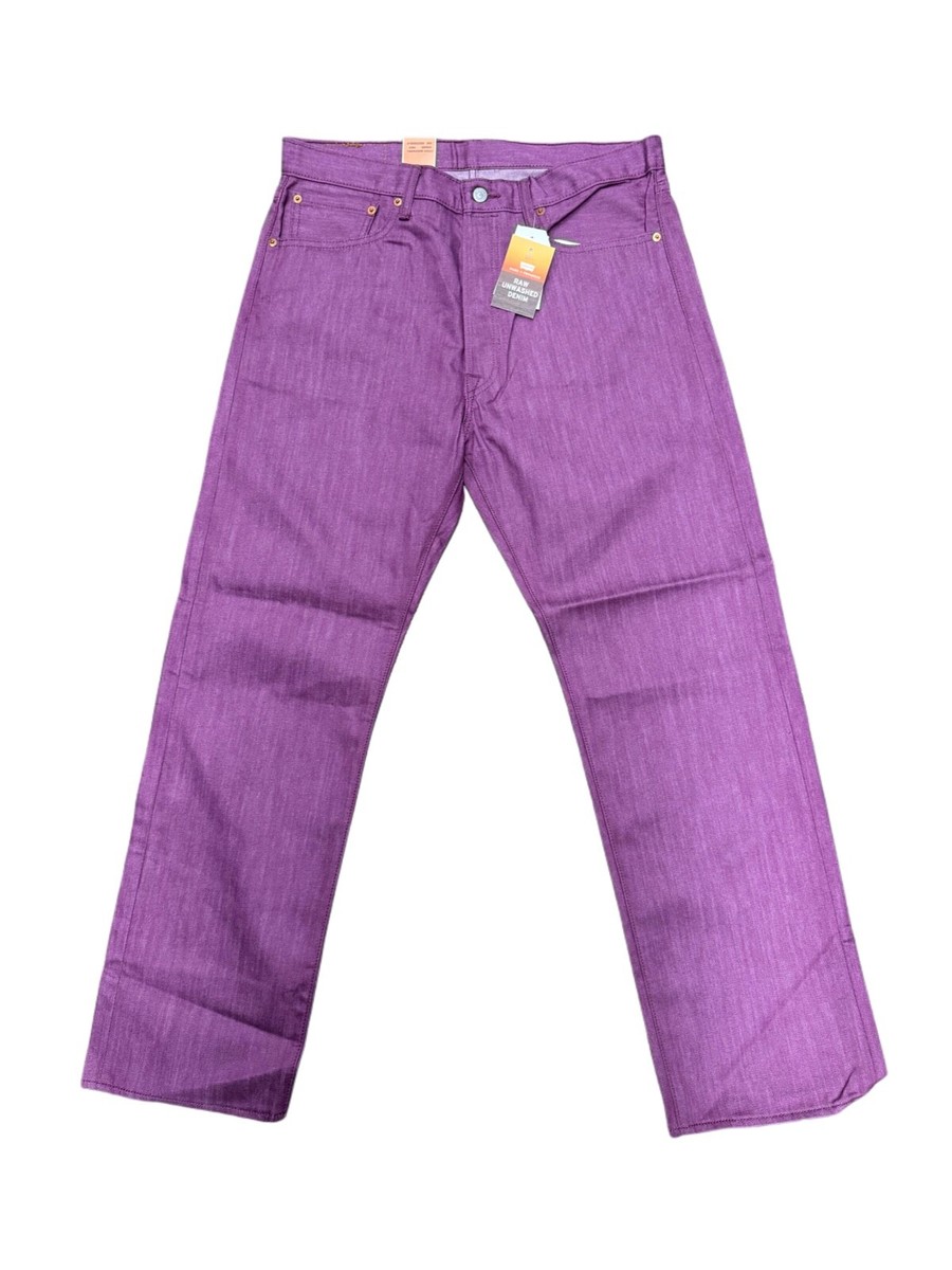 Levis Mauve Colored Jeans Levi's Men's 501 Original Shrink To Fit