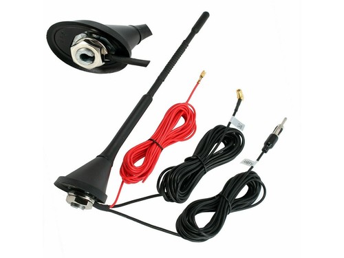 DAB Auto Antenne Kurzpeitsche FM Dachhalterung Antenne SMB Stecker Alpine Kenwood JVC - Bild 1 von 6