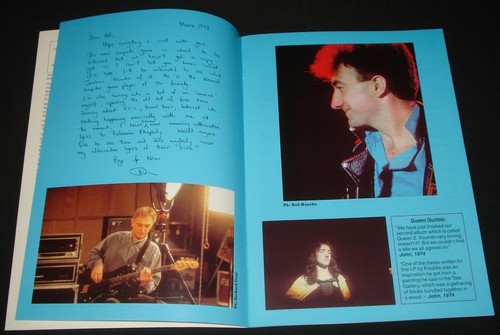 QUEEN INTERNATIONAL FAN CLUB SPRING 1998 MAGAZINE Freddie Mercury Brian May - Picture 3 of 3