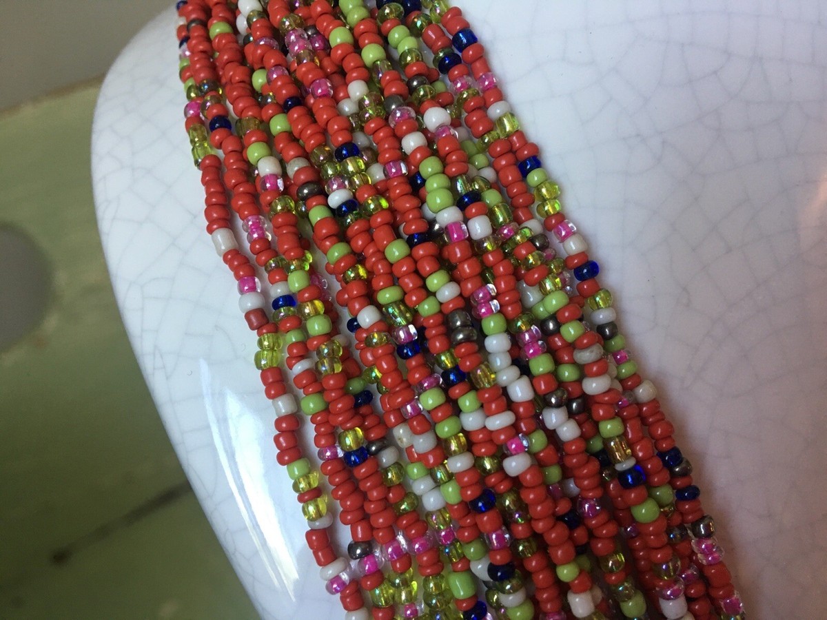 Multi Strand Seed Bead Necklace View 2