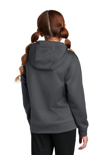 Sport-Tek YST244 Youth 100% Polyester Sport-Wick Fleece Hooded Pullover - Picture 15 of 45