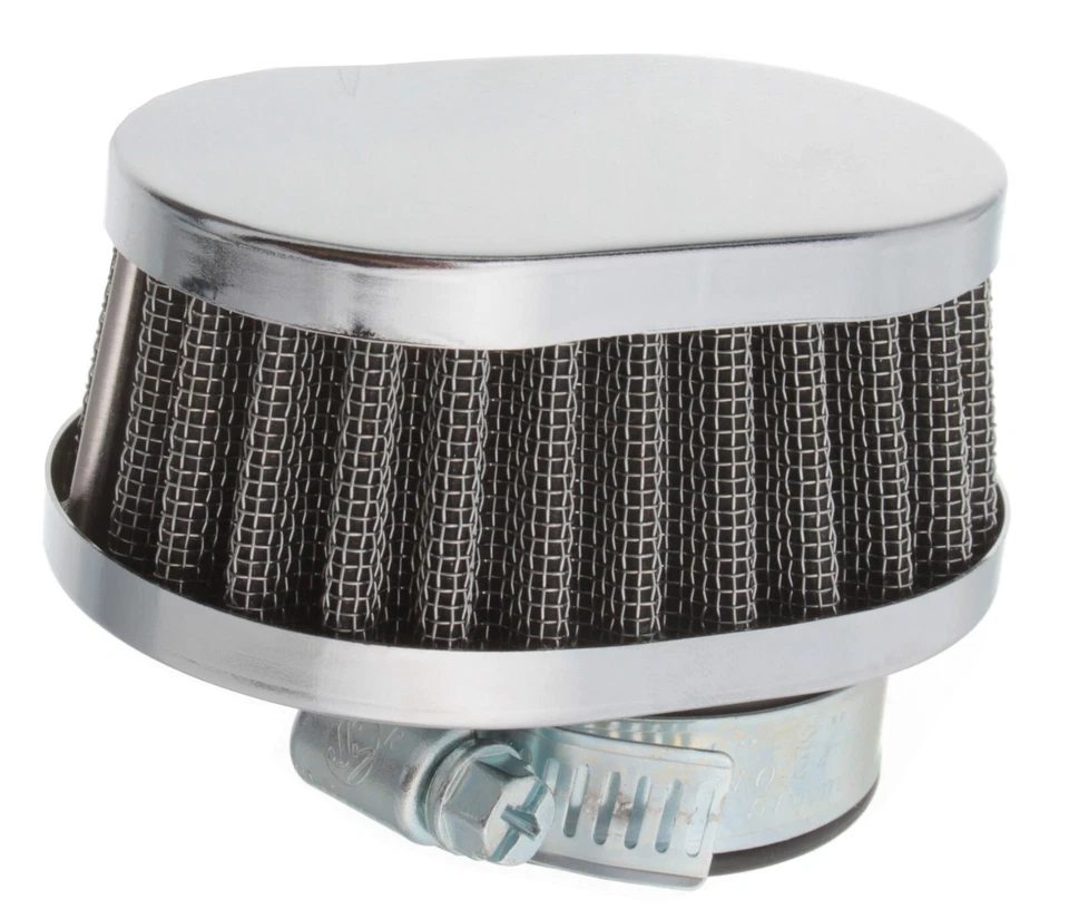 Tuning Klein Konisch Oval Luftfilter Chrom 38mm für SIMSON AWO JUNAK M10 M07 REX - Bild 4 von 4