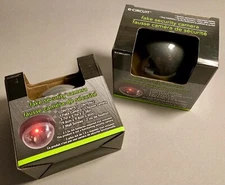NEW 2pcs Dummy Camera Fake Security CCTV Dome with Flashing Red LED Light