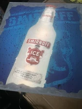 Smirnoff Ice Light Up Sign Led Sign Bar Light Man Cave Double Sided