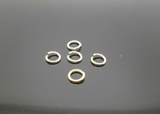 5 x 9 kt Gold offene Biegeringe 5 mm, O Ring Schmuckherstellung Ring Reparatur gelb