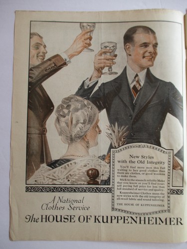 Collier’s Magazine 1919 "BOY WITH FOOTBALL" AD BY LEYENDECKER? & PARRISH illus. - Picture 2 of 5