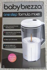 Baby Brezza One Step Formula (+) Mixer Pitcher 28oz Portable White BRAND NEW 24